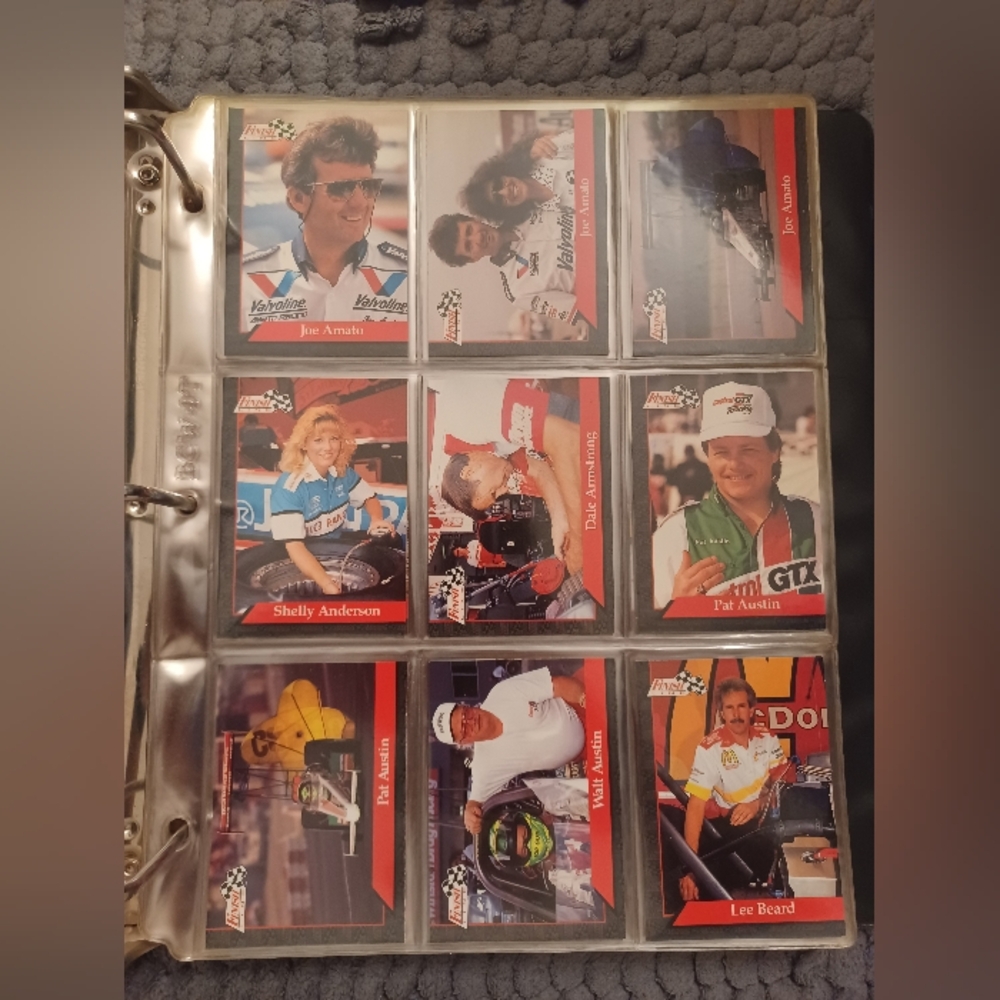 1993 Finish Line NHRA Drag Racing Cards
